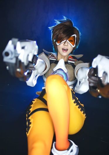 螺旋猫《守望先锋》猎空 cos