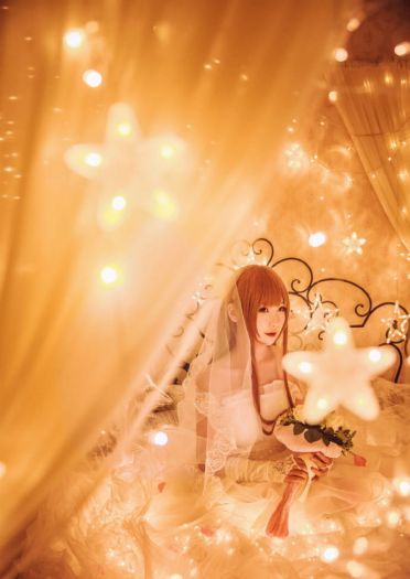 【授权】全职高手 婚纱版苏沐橙 cos