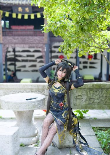 【授权】VOCALOID 金丝雀洛天依cos