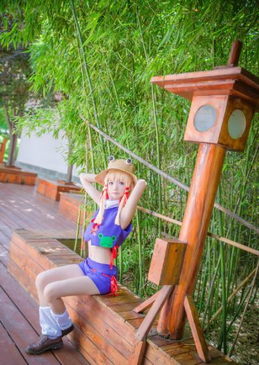 东方projec 泄矢诹访子cos