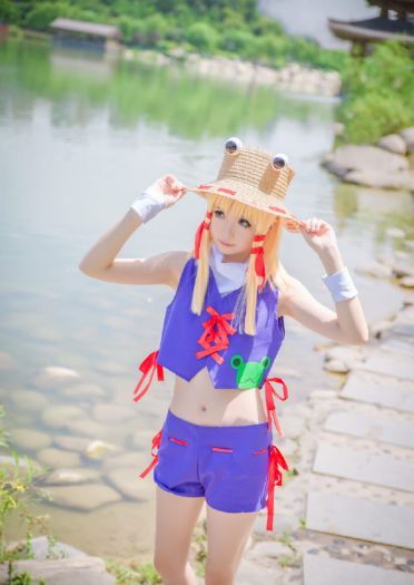 东方projec 泄矢诹访子cos