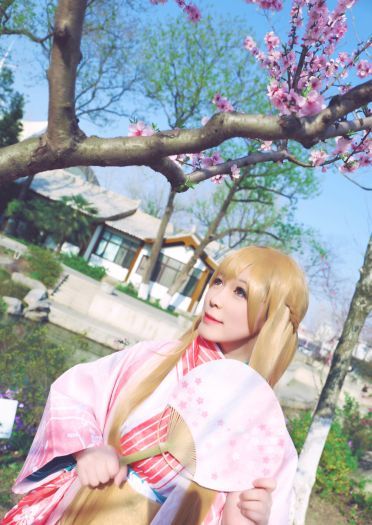 【授权】刀剑神域 亚丝娜新春和服cos