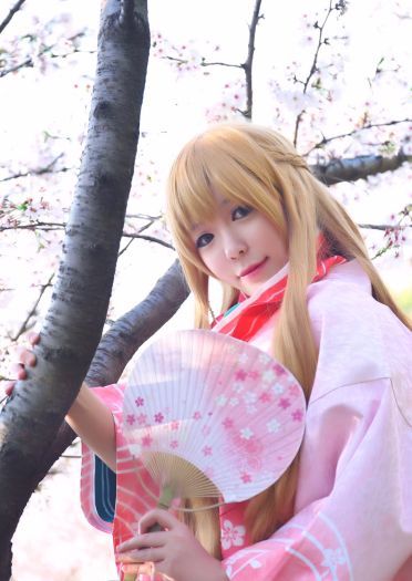 【授权】刀剑神域 亚丝娜新春和服cos