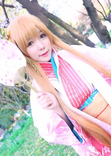 【授权】刀剑神域 亚丝娜新春和服cos