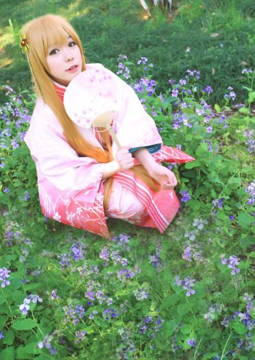 【授权】刀剑神域 亚丝娜新春和服cos