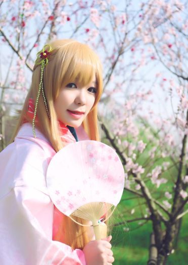 【授权】刀剑神域 亚丝娜新春和服cos