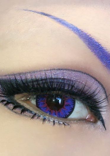 【cos妆教程】VOCALOID龙啼茄子 眼妆教程