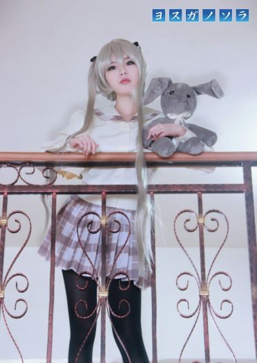 黑丝制服 穹妹诱惑 缘之空 春日野穹cos