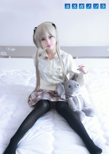 黑丝制服 穹妹诱惑 缘之空 春日野穹cos