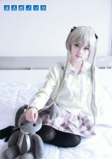 黑丝制服 穹妹诱惑 缘之空 春日野穹cos