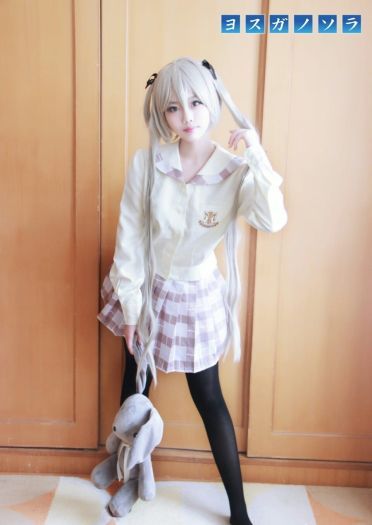 黑丝制服 穹妹诱惑 缘之空 春日野穹cos