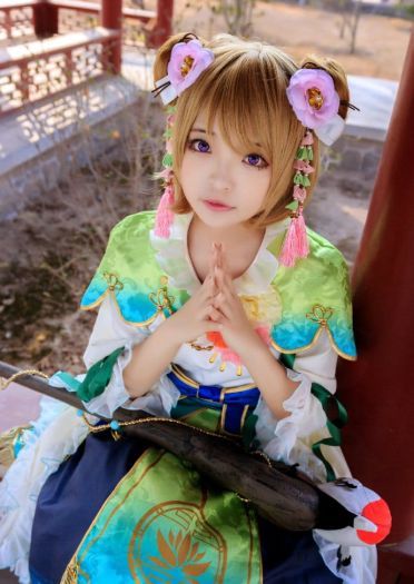 【授权】lovelive 小泉花阳 福神觉醒cos