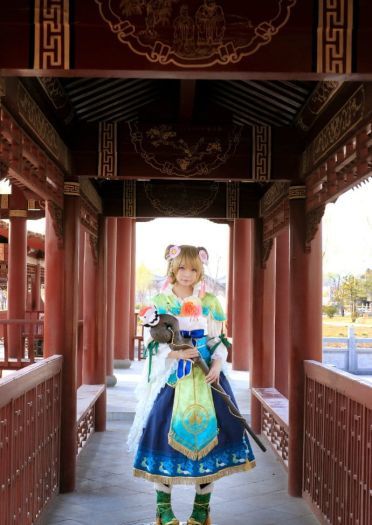 【授权】lovelive 小泉花阳 福神觉醒cos