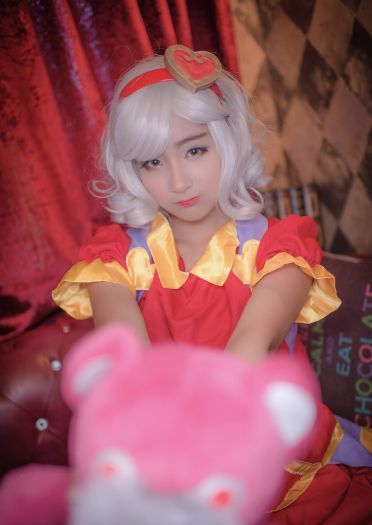 【授权】英雄联盟 情人节皮肤安妮 cos