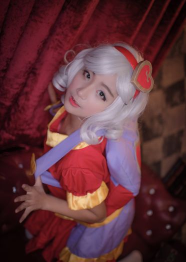 【授权】英雄联盟 情人节皮肤安妮 cos