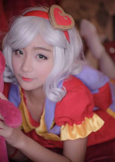 【授权】英雄联盟 情人节皮肤安妮 cos