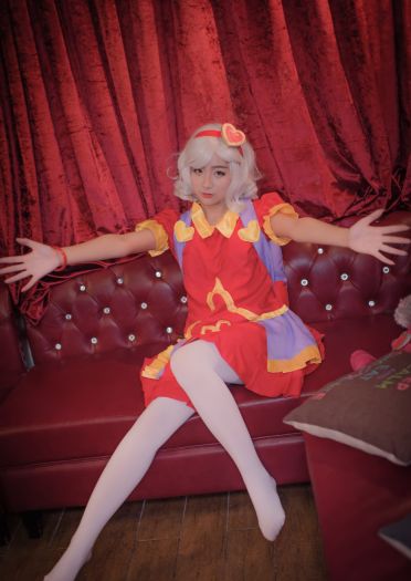 【授权】英雄联盟 情人节皮肤安妮 cos