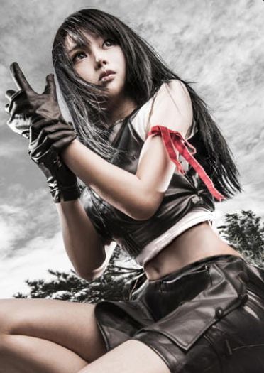 比原画还美！最终幻想7蒂法COS