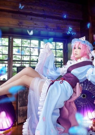 东方project 西行寺幽幽子cos