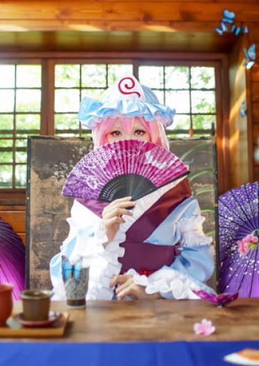 东方project 西行寺幽幽子cos