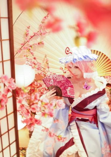 东方project 西行寺幽幽子cos