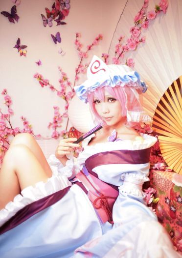 东方project 西行寺幽幽子cos