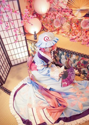 东方project 西行寺幽幽子cos