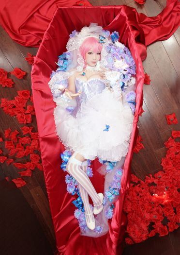 东方project 西行寺幽幽子cos