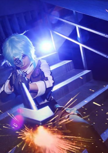 刀剑神域 GGO狙击手 朝田诗乃cos