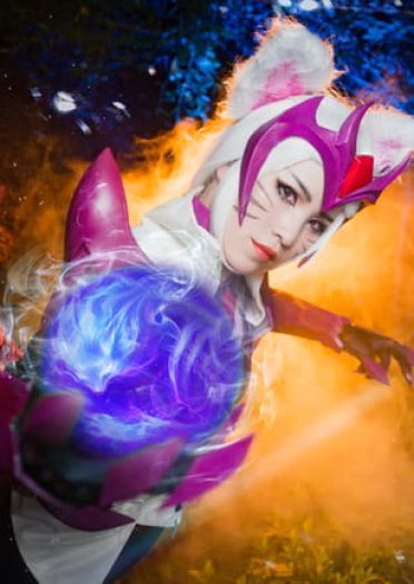 英雄联盟 勇者阿狸cos 我们来找点真正乐子吧~