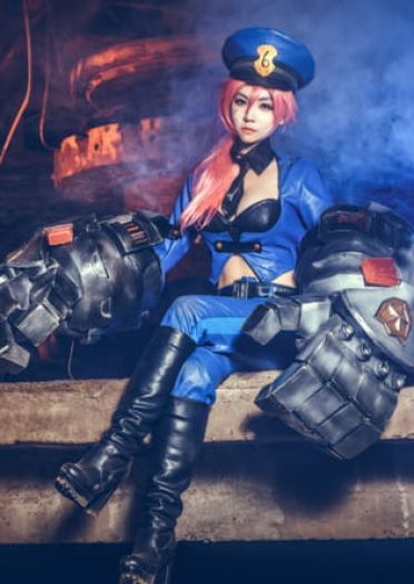 【授权】英雄联盟 皮城执法官 女警官 蔚cos