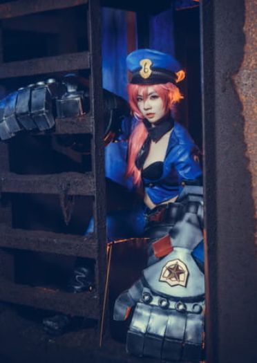 【授权】英雄联盟 皮城执法官 女警官 蔚cos