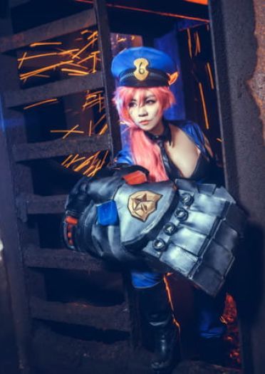 【授权】英雄联盟 皮城执法官 女警官 蔚cos