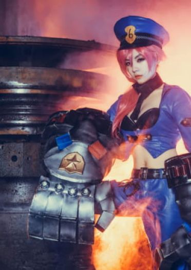 【授权】英雄联盟 皮城执法官 女警官 蔚cos