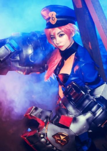 【授权】英雄联盟 皮城执法官 女警官 蔚cos