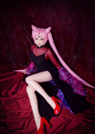 美少女战士 黑暗淑女小小兔cos