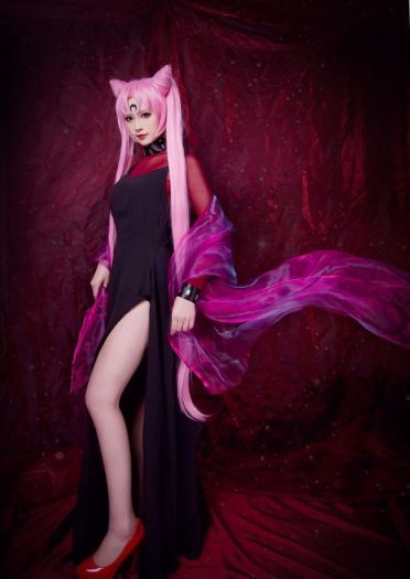 美少女战士 黑暗淑女小小兔cos