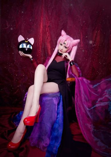 美少女战士 黑暗淑女小小兔cos