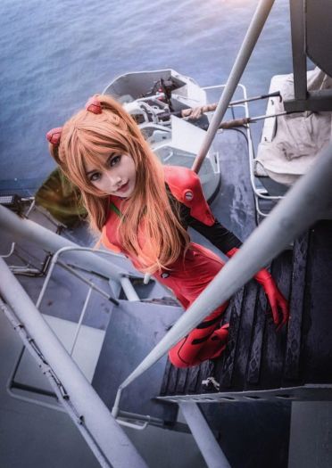 新世纪福音战士 明日香战斗服 cos