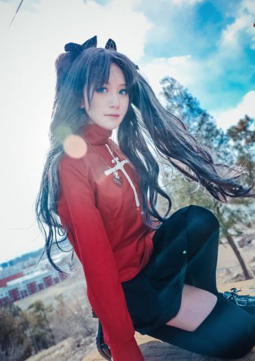 魔法少女伊莉雅/Fate 远坂凛cos