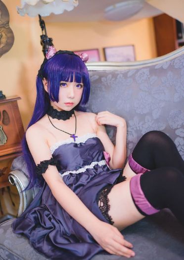 【授权】绝对领域 诱人黑猫 五更琉璃cos