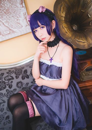 【授权】绝对领域 诱人黑猫 五更琉璃cos