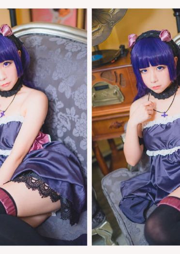 【授权】绝对领域 诱人黑猫 五更琉璃cos