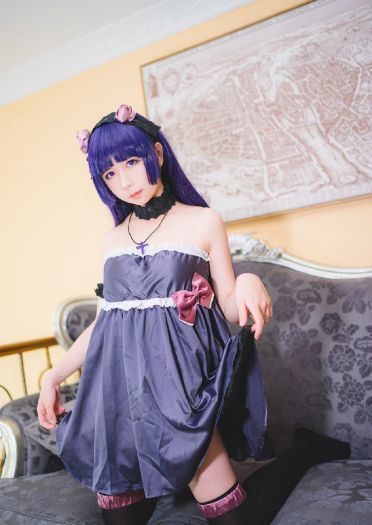 【授权】绝对领域 诱人黑猫 五更琉璃cos