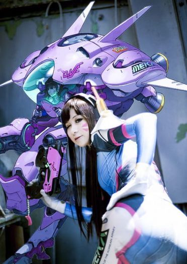守望先锋机甲少女 D.va 宋哈娜cos
