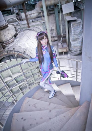 守望先锋机甲少女 D.va 宋哈娜cos