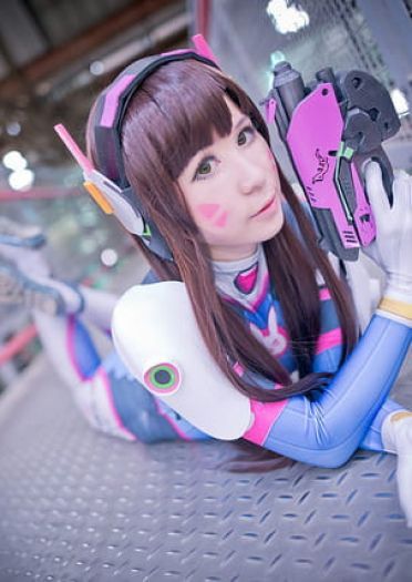 守望先锋机甲少女 D.va 宋哈娜cos