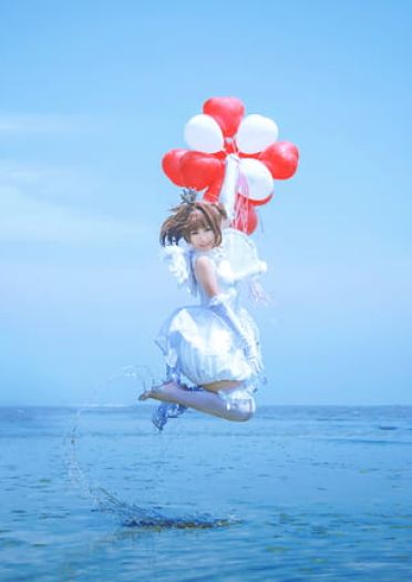 【授权】魔卡少女樱 木之本樱婚纱verきのもとさくらcos