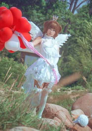 【授权】魔卡少女樱 木之本樱婚纱verきのもとさくらcos