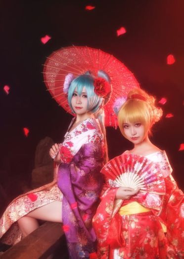 【授权】初音镜音铃雨梦楼ver.COS